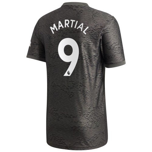 Manchester United Fodboldtrøjer Anthony Martial 9 Udebanesæt 2020/21 Kort ærmer Manchester United Fodboldtrøjer Anthony Martial 9 Udebanesæt 2020/21 Kort ærmer